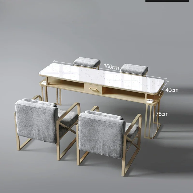 Marble Nail Tables Makeup Modern Luxury Vacuum Cleaner Nail Tables Professional White Office Nageltisch Salon Furniture
Marble Nail Tables Makeup Modern Luxury Vacuum Cleaner Nail Tables Professional White Office Nageltisch Salon Furniture