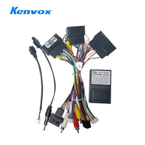 Android Car Radio Cable Wiring Harness Power Canbus Box Decoder Adapter For Ford Focus/Explorer/F150/Edge/Kuga/Fiesta with SYNC