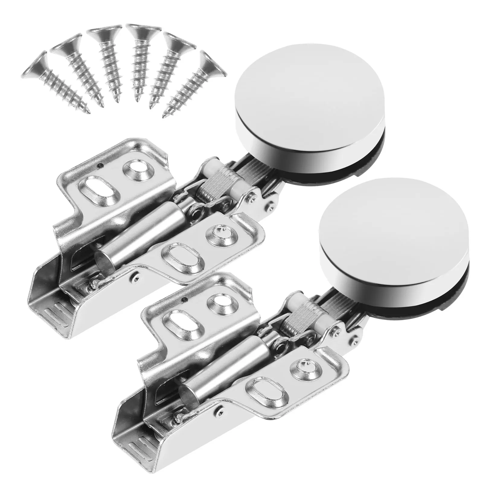 2Pcs Hydraulic Glass Door Hinge Cabinet Buffer Hidden Full Cover Soft Close Heavy Duty Durable Wardrobe Hinges
2Pcs Hydraulic Glass Door Hinge Cabinet Buffer Hidden Full Cover Soft Close Heavy Duty Durable Wardrobe Hinges