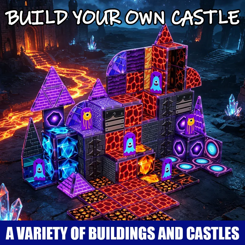 Magnetic Building Blocks Magnet Cube Set Ages 3+ Educational DIY Construction Model Toy For Kid Boy Girl Children 44PCS Designer
Magnetic Building Blocks Magnet Cube Set Ages 3+ Educational DIY Construction Model Toy For Kid Boy Girl Children 44PCS Designer