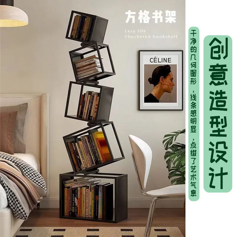 Special shaped corner bookshelf Vertical creative iron bookshelf Floor shelf Living room corner bookcase
Special shaped corner bookshelf Vertical creative iron bookshelf Floor shelf Living room corner bookcase