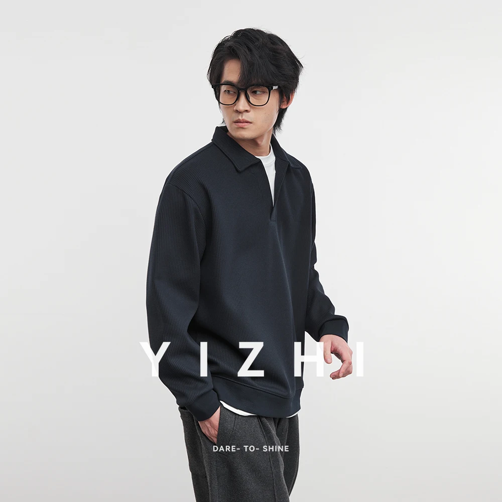 Fashion Men's Fake Two-piece Polo Collar Sweatshirt 2025 Winter New Lapel Loose Casual Solid Color Long-sleeved Top Pullover
Fashion Men's Fake Two-piece Polo Collar Sweatshirt 2025 Winter New Lapel Loose Casual Solid Color Long-sleeved Top Pullover