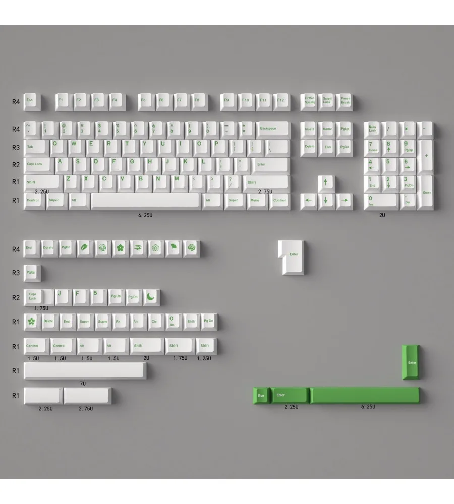 148-Key Thickened PBT Sublimation Original Factory Highly Adaptable ATK Mechanical Keyboard Minimalist Japanese/English Keycaps
148-Key Thickened PBT Sublimation Original Factory Highly Adaptable ATK Mechanical Keyboard Minimalist Japanese/English Keycaps