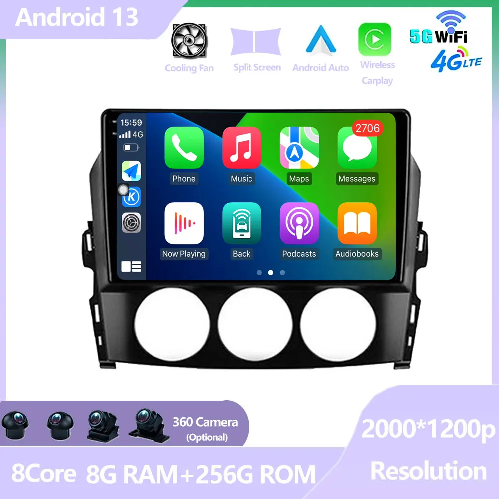 Car GPS Navigation Screen Android 14 For Mazda MX-5 III 3 NC 2008 - 2015 Radio Audio DSP Stereo Player WIFI Wireless Carplay
Car GPS Navigation Screen Android 14 For Mazda MX-5 III 3 NC 2008 - 2015 Radio Audio DSP Stereo Player WIFI Wireless Carplay