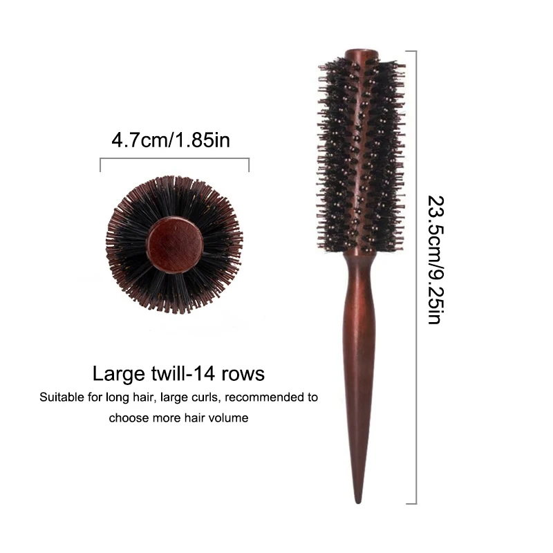 Teasing Brush For Hair Curly Comb Hair Brush10/12/14Rows Anti Static Wood Boar Bristle Hair Round Brush Hair Dryer Styling Tool
Teasing Brush For Hair Curly Comb Hair Brush10/12/14Rows Anti Static Wood Boar Bristle Hair Round Brush Hair Dryer Styling Tool
