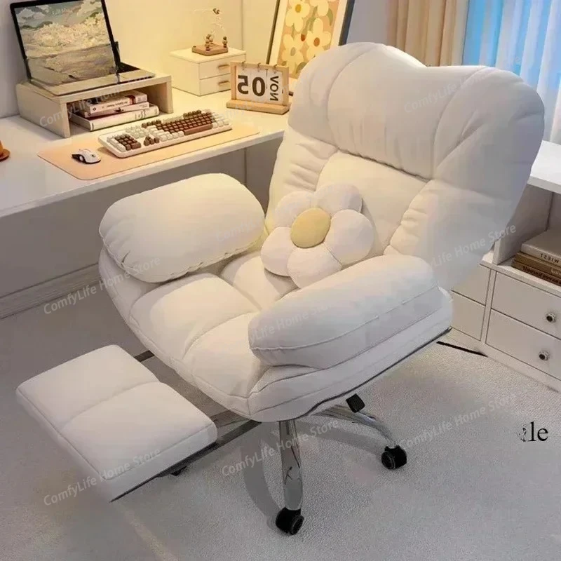 Relaxing Office Chair Swivel Lazy Office Chairs Wheels Armchairs Comfortable Pc Room Gaming Comfy Silla Oficina Furniture Chairs
Relaxing Office Chair Swivel Lazy Office Chairs Wheels Armchairs Comfortable Pc Room Gaming Comfy Silla Oficina Furniture Chairs