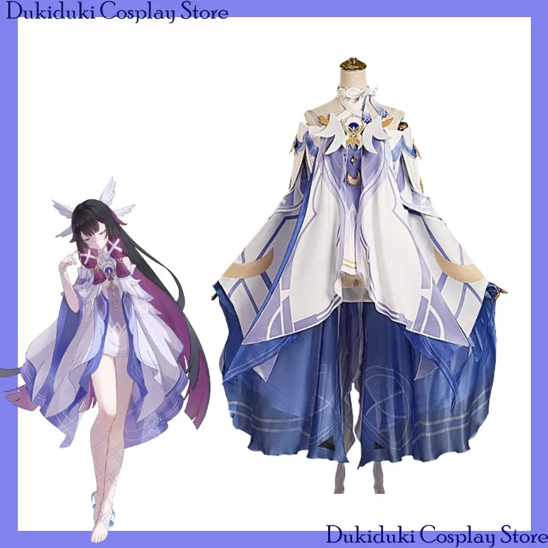 Game Genshin Impact Cosplay Clothing Columbina Full Suits Anime Carnival Women Role Play Outfit Dress Eleven Fatui Harbingers
Game Genshin Impact Cosplay Clothing Columbina Full Suits Anime Carnival Women Role Play Outfit Dress Eleven Fatui Harbingers
