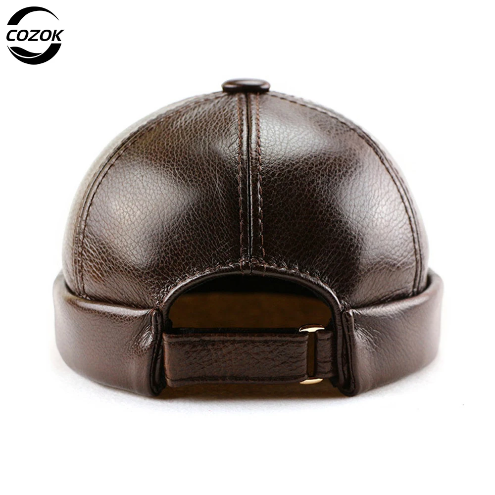 Real cowhide leather Fashion Autumn And Winter Hats For Women Solid Design Ladies thin hat Skullies And Beanies Men Hat Unisex
Real cowhide leather Fashion Autumn And Winter Hats For Women Solid Design Ladies thin hat Skullies And Beanies Men Hat Unisex