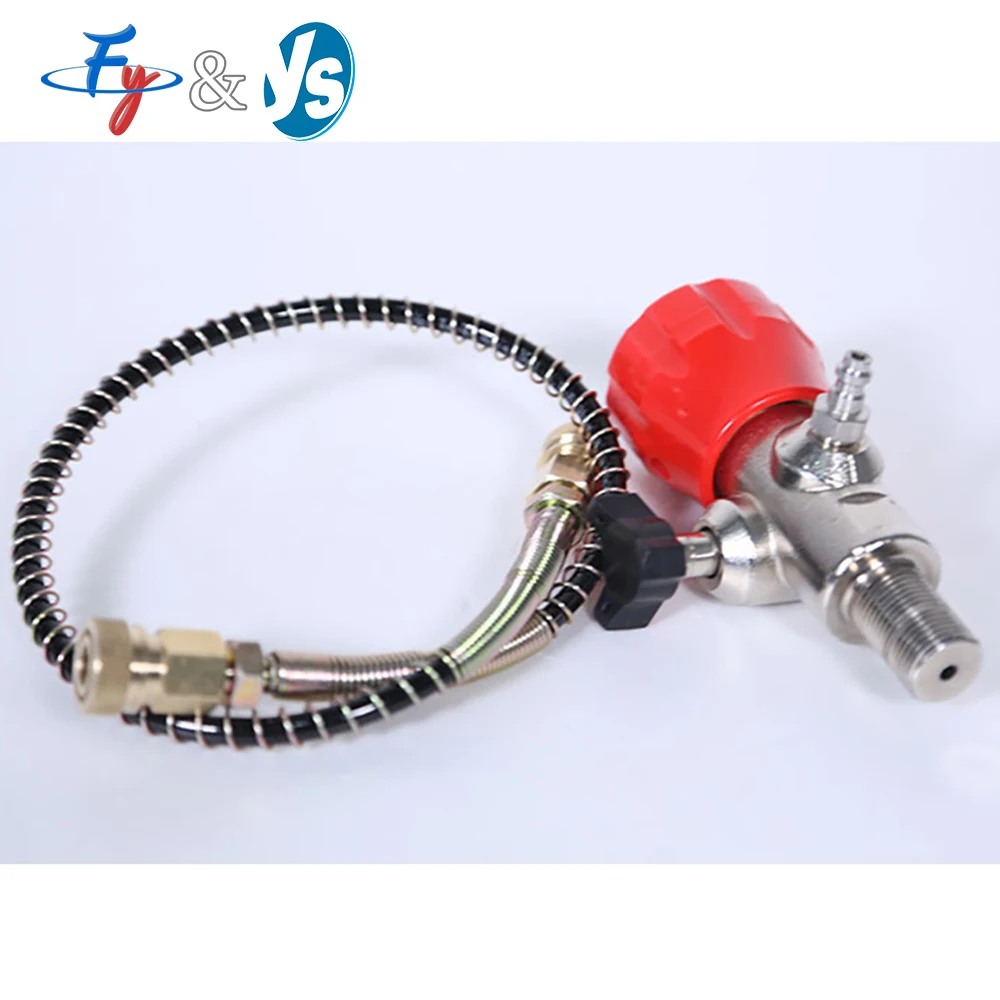 Heavy-Duty Respirator Accessory - Stainless Steel/Carbon Fiber High-Pressure (30MPa) Inflatable Joint for Air Cylinders
Heavy-Duty Respirator Accessory - Stainless Steel/Carbon Fiber High-Pressure (30MPa) Inflatable Joint for Air Cylinders