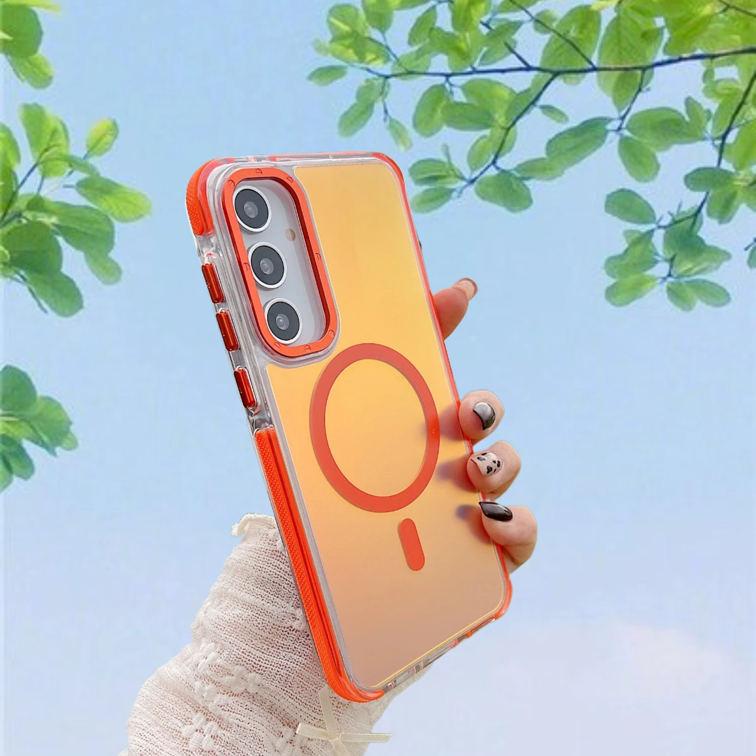 Metal Lens Magnetic Phone Case For Samsung Galaxy A56 A36 A26 A16 A06 A55 A54 A53 A35 A34 5G 4G Wireless Charge Discolour Cover
Metal Lens Magnetic Phone Case For Samsung Galaxy A56 A36 A26 A16 A06 A55 A54 A53 A35 A34 5G 4G Wireless Charge Discolour Cover