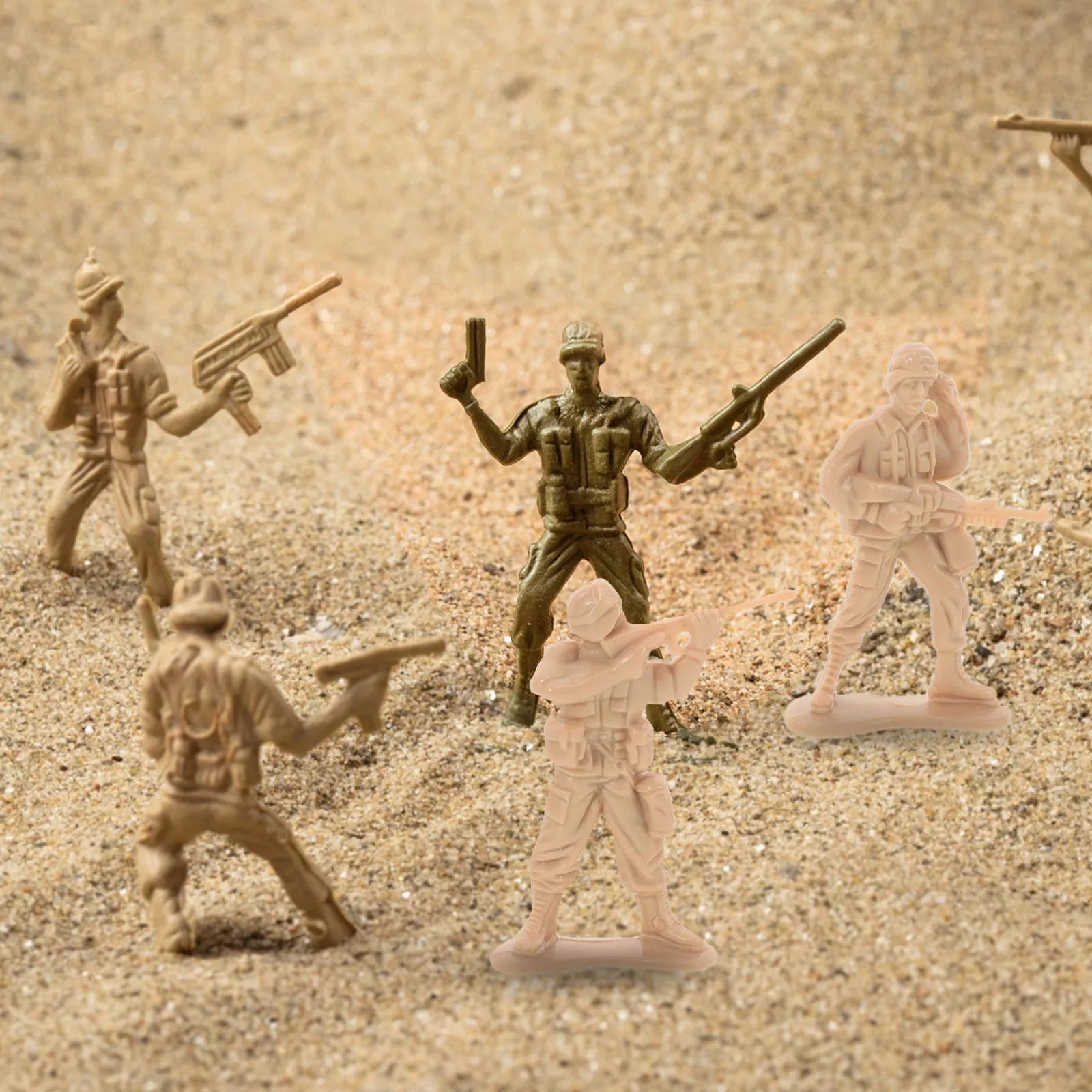 100Pcs Miniature Soldier Figures Plastic Realistic Tiny People Models for Sand Table Micro Landscaping Desk Garden Office Decor
100Pcs Miniature Soldier Figures Plastic Realistic Tiny People Models for Sand Table Micro Landscaping Desk Garden Office Decor