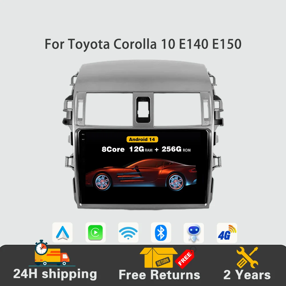 Android14 Car Radio Multimidia Video 2din Carplay Player Navi Head Unit 2 din GPS 4G For Toyota Corolla 2006 - 2010 2012 2013
Android14 Car Radio Multimidia Video 2din Carplay Player Navi Head Unit 2 din GPS 4G For Toyota Corolla 2006 - 2010 2012 2013