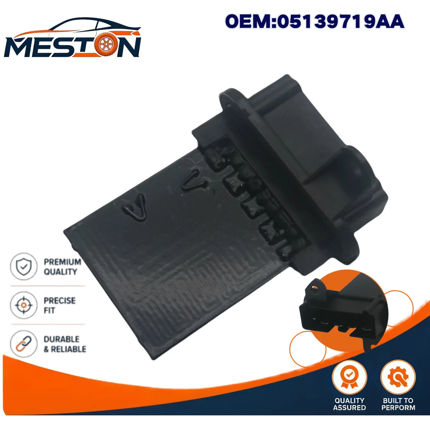 Suitable to Jee-p Liberty Wrangler Cherokee Chrysler Dod-ge Blower Motor Resistor 05139719AA 5139719AA
Suitable to Jee-p Liberty Wrangler Cherokee Chrysler Dod-ge Blower Motor Resistor 05139719AA 5139719AA