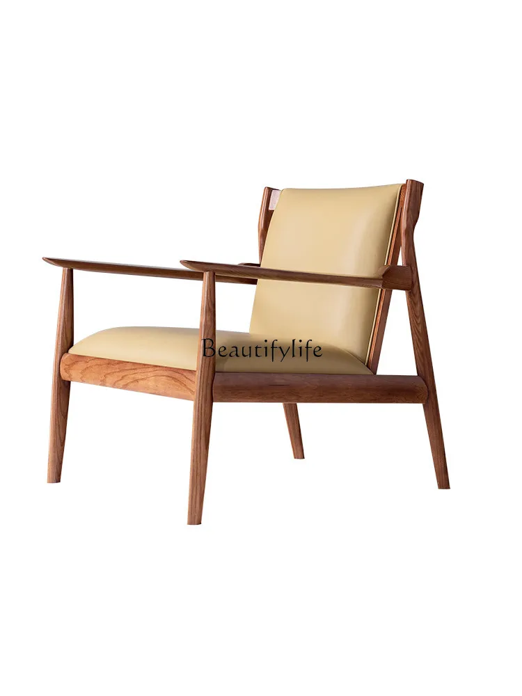 Nordic single solid wood microfiber sofa chair small apartment living room leisure chair
Nordic single solid wood microfiber sofa chair small apartment living room leisure chair