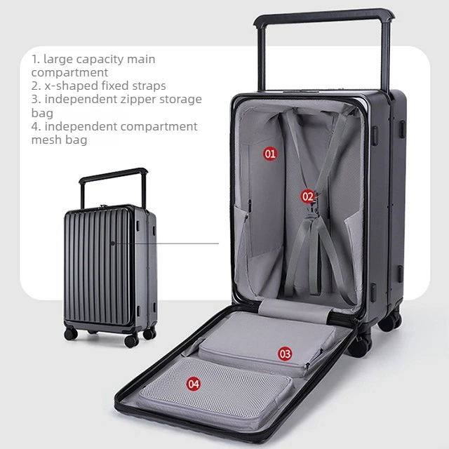 KLQDZMS 20 "24" 26 Inch New Durable Luggage Student Suitcase Box Business Travel Suitcase universal Wheel Portable Boarding Case
KLQDZMS 20 "24" 26 Inch New Durable Luggage Student Suitcase Box Business Travel Suitcase universal Wheel Portable Boarding Case