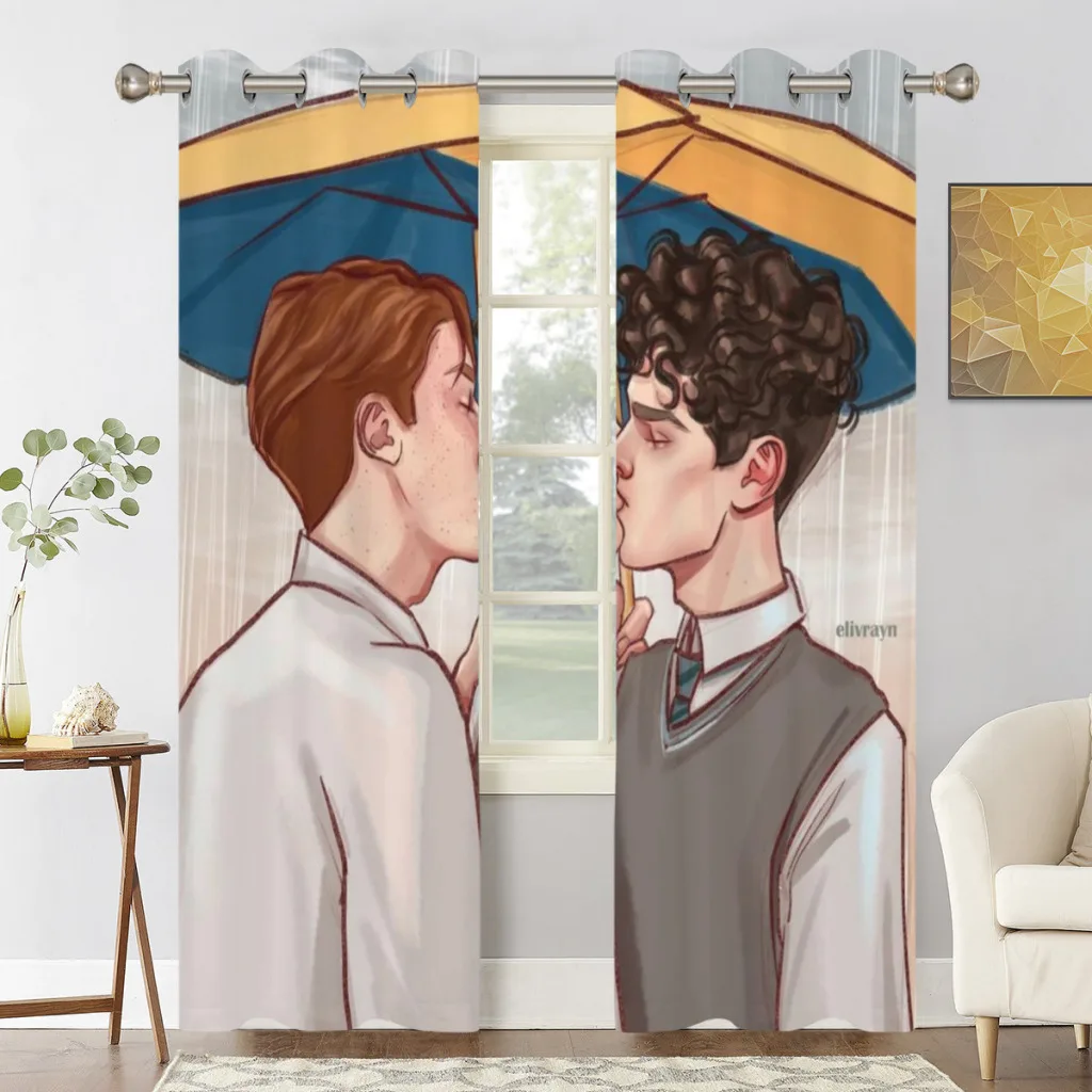 Heartstopper Nick and Sally Blackout Curtains for Bedroom, Thermal Window Treatment Curtain, 2 PCs
Heartstopper Nick and Sally Blackout Curtains for Bedroom, Thermal Window Treatment Curtain, 2 PCs