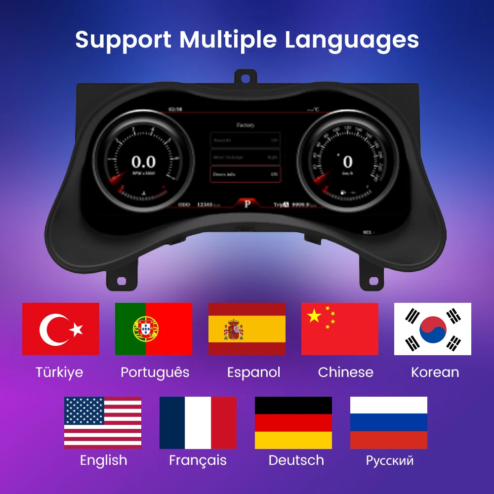 12,3-дюймовый ЖК-дисплей, автомобильная цифровая приборная панель, кластер для Infiniti Q70 2013-2019, виртуальная приборная панель, спидометр, обновление измерителя кабины 
12,3-дюймовый ЖК-дисплей, автомобильная цифровая приборная панель, кластер для Infiniti Q70 2013-2019, виртуальная приборная панель, спидометр, обновление измерителя кабины