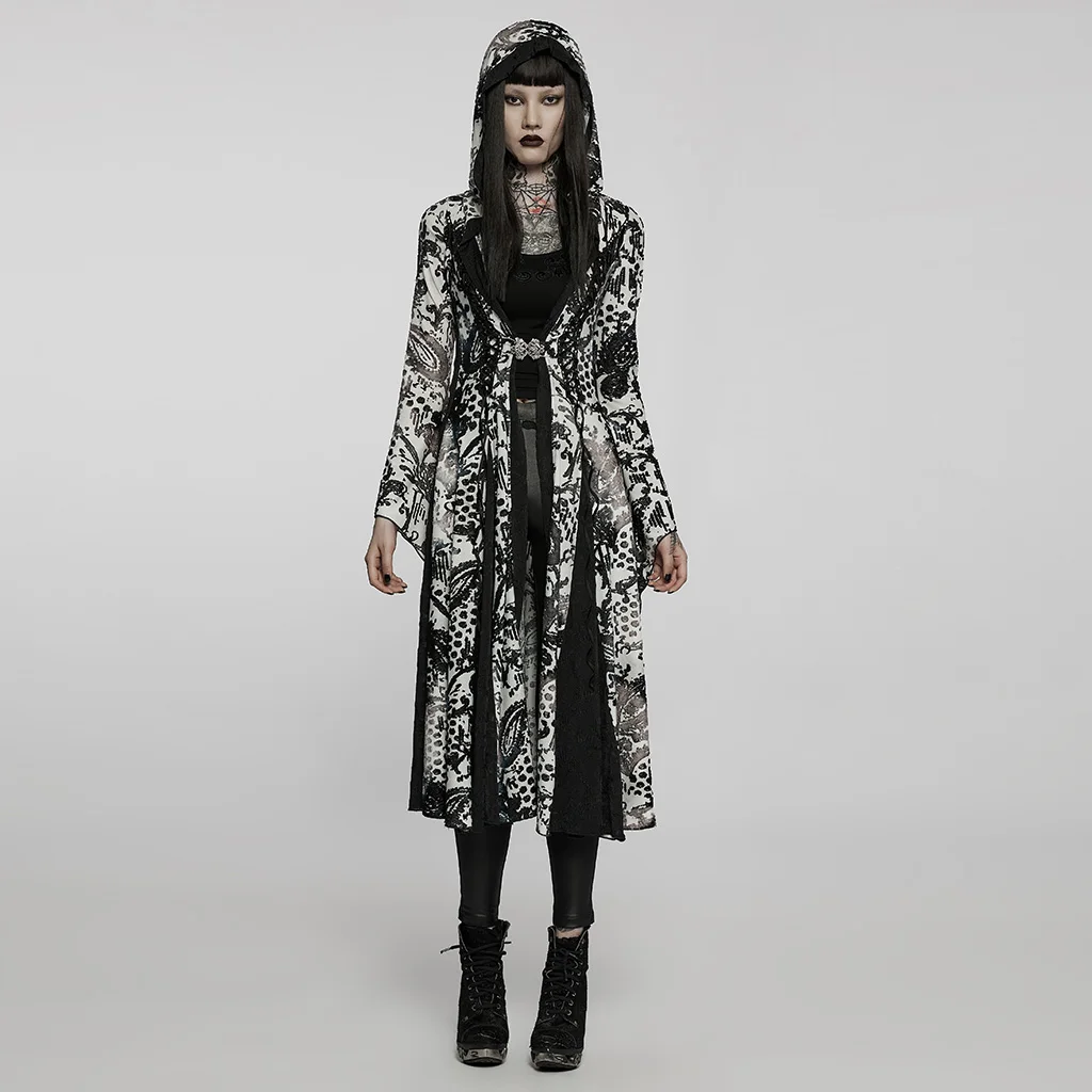 PUNKRAVE Women's Jacket Goth Dark Wizard Long Coat Personality Splicing Elastic Knitted Jacquard Stage Performance Coplay Dress
PUNKRAVE Women's Jacket Goth Dark Wizard Long Coat Personality Splicing Elastic Knitted Jacquard Stage Performance Coplay Dress