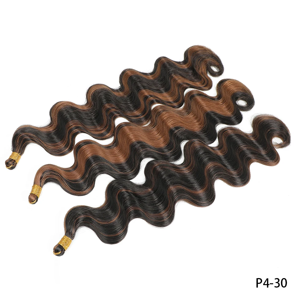 SEENICE Soft Body Wave Crochet Hair 24 Inch 1-7PCS Synthetic Braids Ponytail Fake Hair Wavy Ombre Blonde Hair Extensions
SEENICE Soft Body Wave Crochet Hair 24 Inch 1-7PCS Synthetic Braids Ponytail Fake Hair Wavy Ombre Blonde Hair Extensions