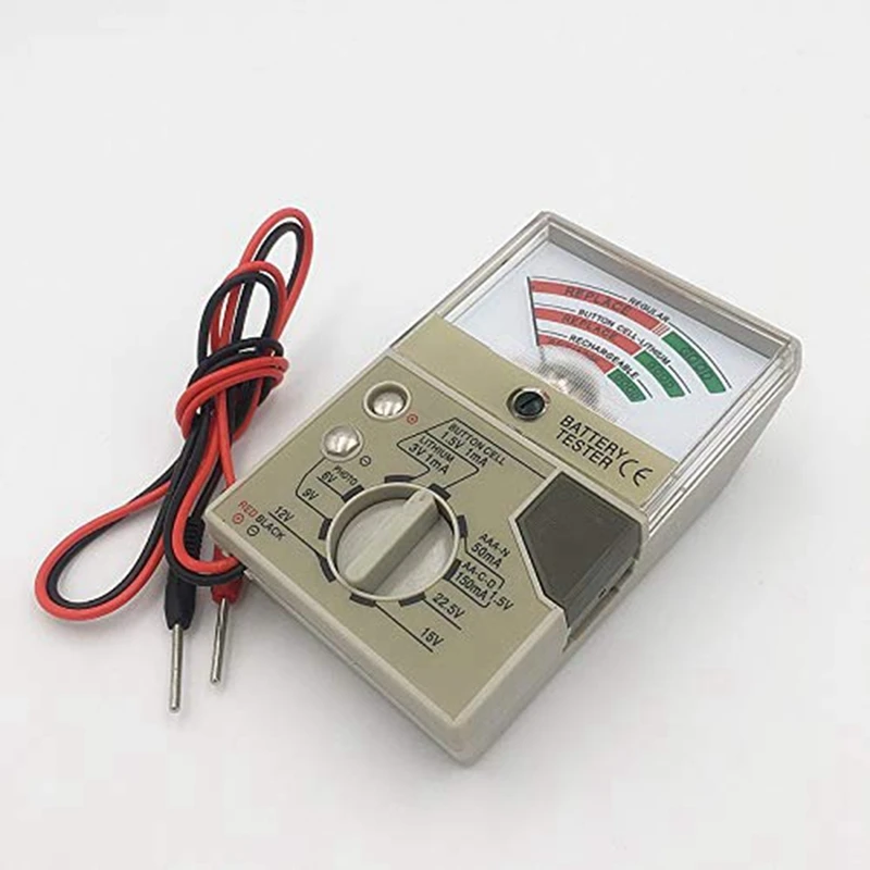 Battery Tester With Meter Electric Voltage Tester For AA AAA C D N Button Cell Batteries Battery Tester Checker
Battery Tester With Meter Electric Voltage Tester For AA AAA C D N Button Cell Batteries Battery Tester Checker