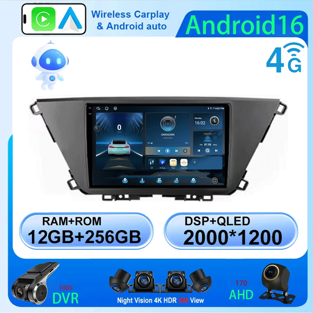 Car Radio Android 16 Wireless Carplay Auto For Kia Carens KY 4 IV 2022 2023 Multimedia Video Player GPS Navigation Stereo Audio
Car Radio Android 16 Wireless Carplay Auto For Kia Carens KY 4 IV 2022 2023 Multimedia Video Player GPS Navigation Stereo Audio