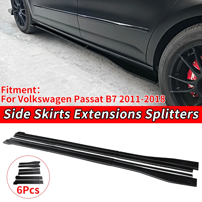 New Accessories Car Side Skirt Extensions Splitters Side Skirt Splitter Scratch Protector ABS For Volkswagen Passat B7 2011-2018
New Accessories Car Side Skirt Extensions Splitters Side Skirt Splitter Scratch Protector ABS For Volkswagen Passat B7 2011-2018