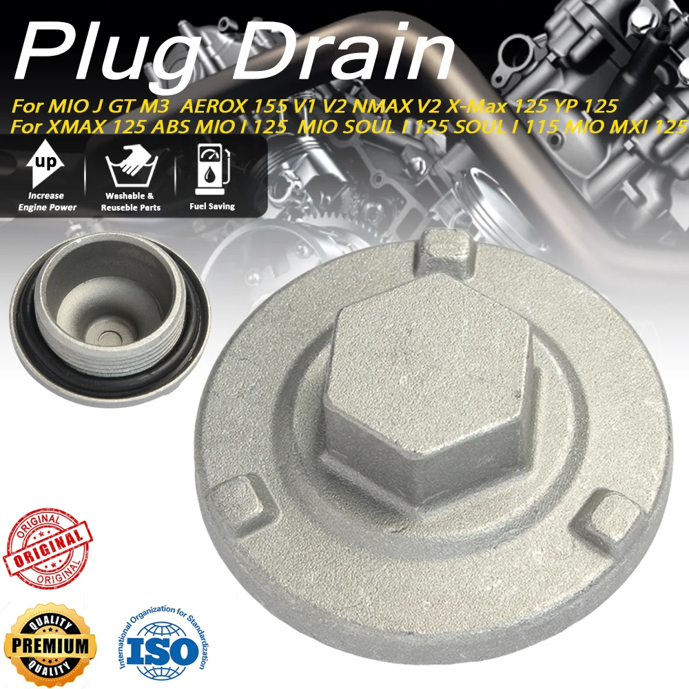 For M3 AEROX 155 V1 V2 NMAX V2 X-Max YP XMAX ABS MIO I / SOUL I /MXI 125 /SOUL I 115/ J GT Plug Drain
For M3 AEROX 155 V1 V2 NMAX V2 X-Max YP XMAX ABS MIO I / SOUL I /MXI 125 /SOUL I 115/ J GT Plug Drain