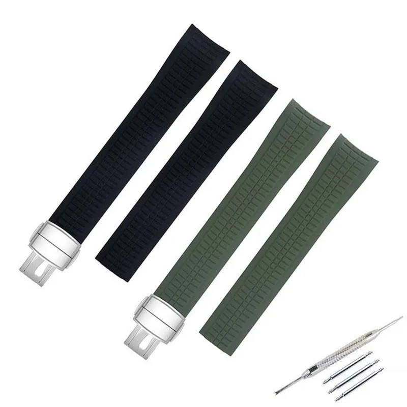 21mm fluoro rubber strap Compatible for Patek Philippe Aquanaut Hand Grenade 5164 Series 5167 silicone watch band folding buckle
21mm fluoro rubber strap Compatible for Patek Philippe Aquanaut Hand Grenade 5164 Series 5167 silicone watch band folding buckle