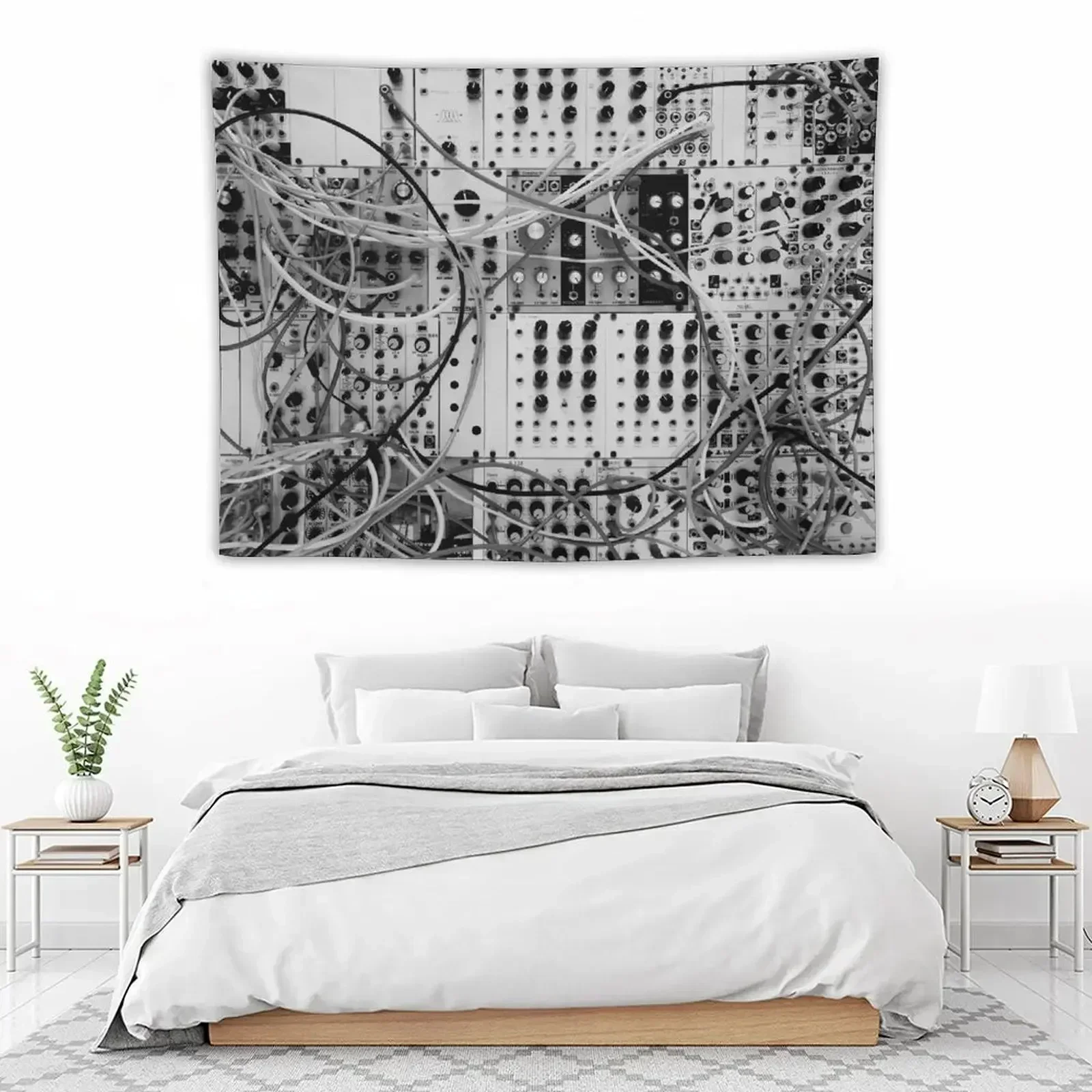 Analog Synthesizer - Modular Design - black & white Tapestry Kawaii Room Decor Decoration For Bedroom Tapestry
Analog Synthesizer - Modular Design - black & white Tapestry Kawaii Room Decor Decoration For Bedroom Tapestry