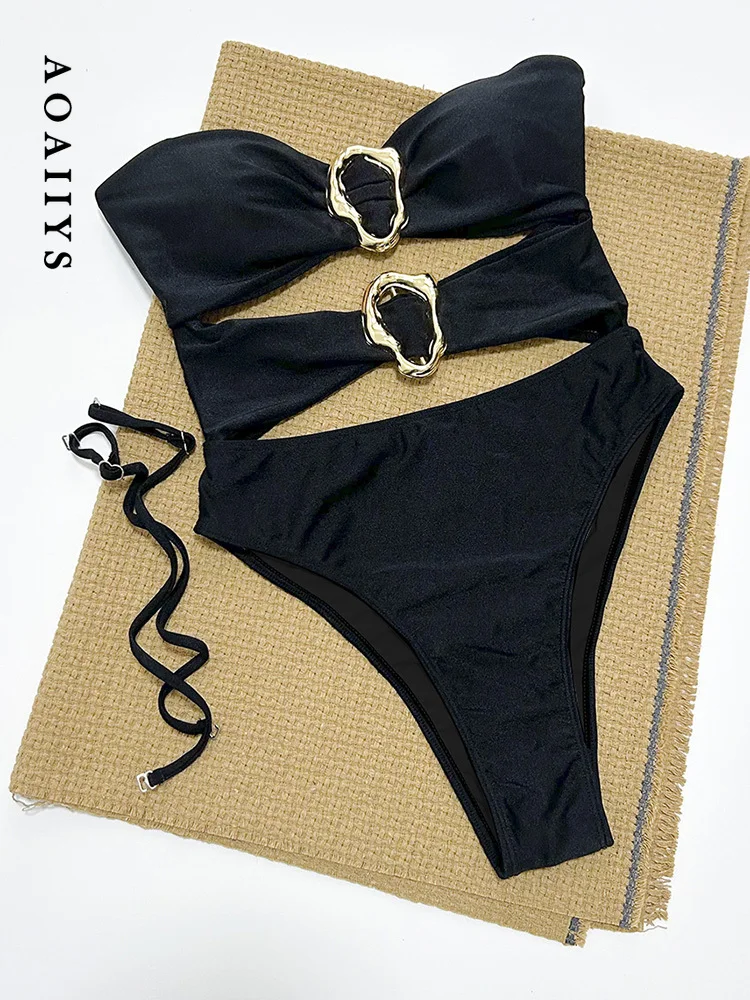 Aoaiiys Strapless Swimming Suit Women Swimwear Hollow Out One Piece Bodysuit Bathing Suit Summer Solid New Fashion Beach Bikinis
Aoaiiys Strapless Swimming Suit Women Swimwear Hollow Out One Piece Bodysuit Bathing Suit Summer Solid New Fashion Beach Bikinis