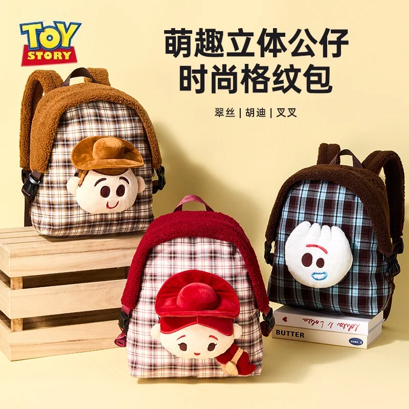 Toy Story 5 Cute Plush Student Backpack Woody Jessie Forky 3D Doll Decor Shoulder Bag Plush Pencil Case Cartoon Stationery Gift
Toy Story 5 Cute Plush Student Backpack Woody Jessie Forky 3D Doll Decor Shoulder Bag Plush Pencil Case Cartoon Stationery Gift