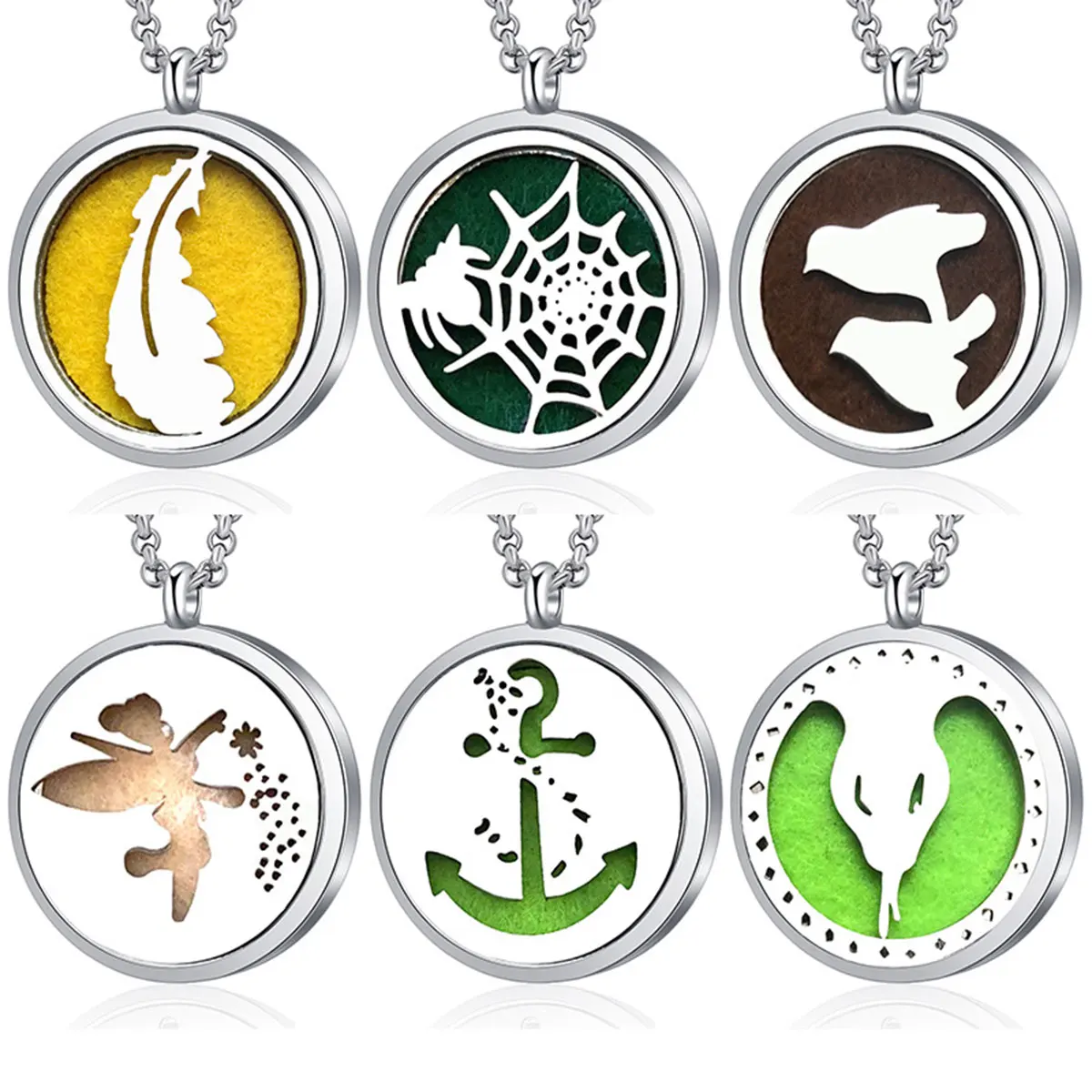 5PCS Wholesale Essential Oil Aromatherapy Box Necklaces Round Charm Pendant 30mm Sweater Chain Jewelry Festival Gift for Friends
5PCS Wholesale Essential Oil Aromatherapy Box Necklaces Round Charm Pendant 30mm Sweater Chain Jewelry Festival Gift for Friends