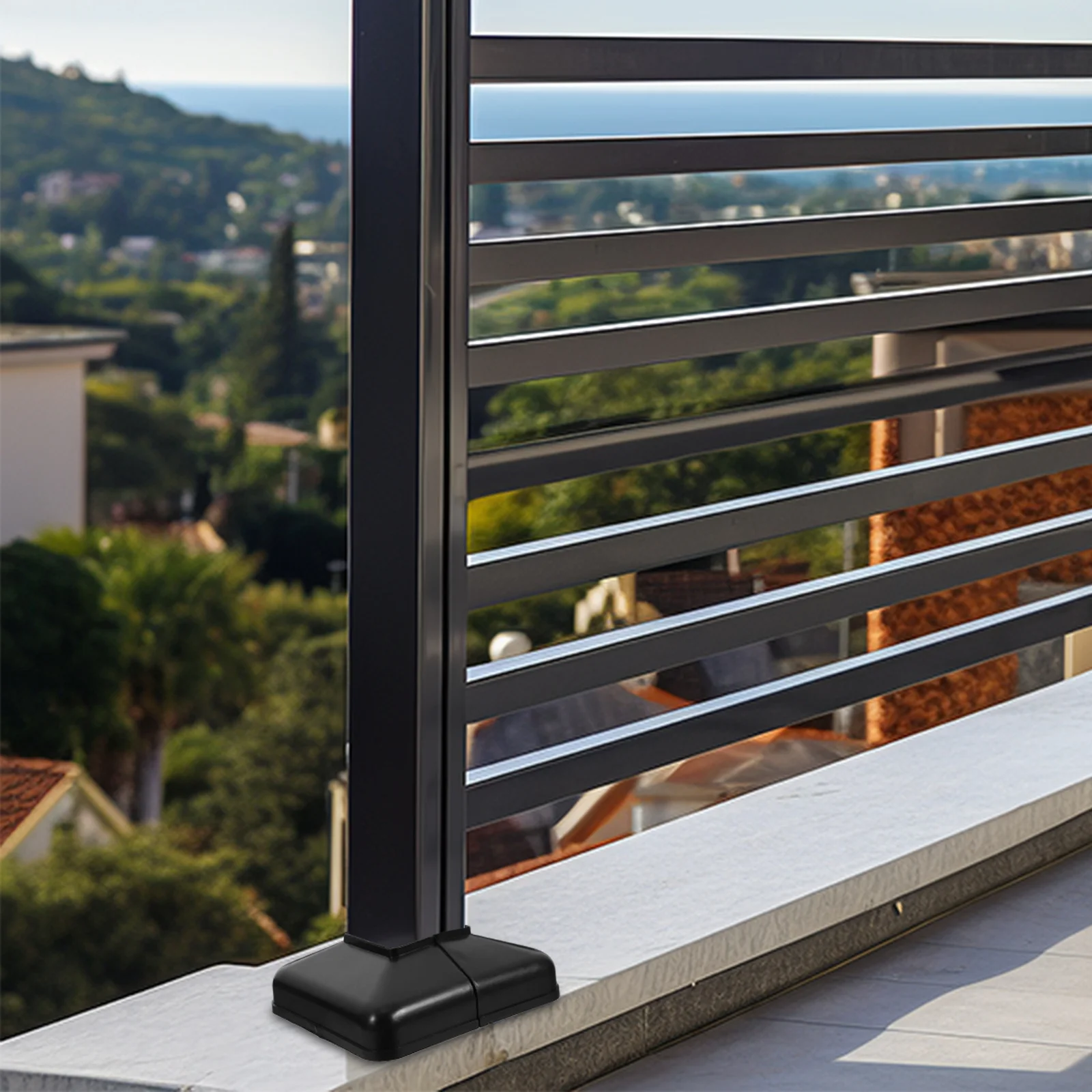 12Pcs Post Base Covers Durable Plastic for Stairs Balconies Deck Post Skirts Hide Unsightly Bases Add Sophisticated Touch
12Pcs Post Base Covers Durable Plastic for Stairs Balconies Deck Post Skirts Hide Unsightly Bases Add Sophisticated Touch