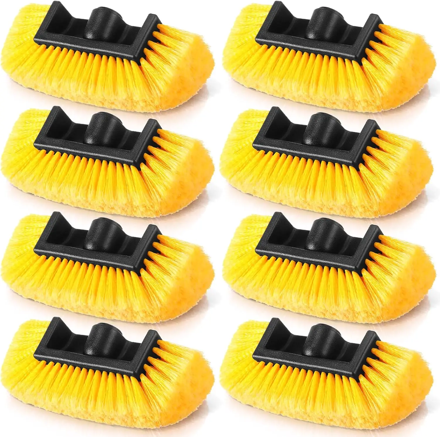 8 Pcs Car Wash Brush Head, Soft Bristle Flow Thru Cleaning Brush for Auto Truck RV Boat, 10 Inch Yellow
8 Pcs Car Wash Brush Head, Soft Bristle Flow Thru Cleaning Brush for Auto Truck RV Boat, 10 Inch Yellow