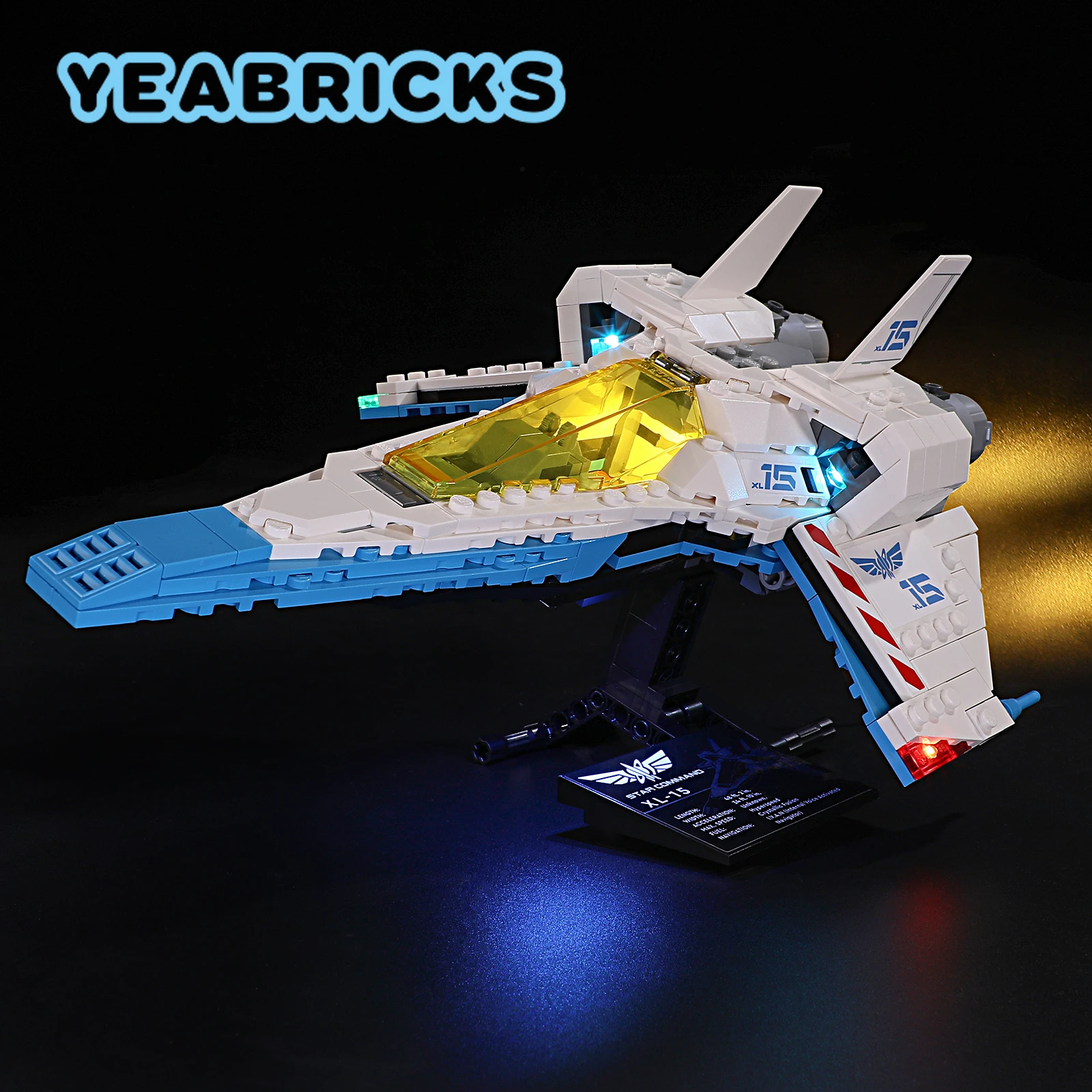 YEABRICKS LED Light Kit for 76832 XL-15 Spaceship Building Blocks Set (NO Model) Bricks Toys for Children
YEABRICKS LED Light Kit for 76832 XL-15 Spaceship Building Blocks Set (NO Model) Bricks Toys for Children