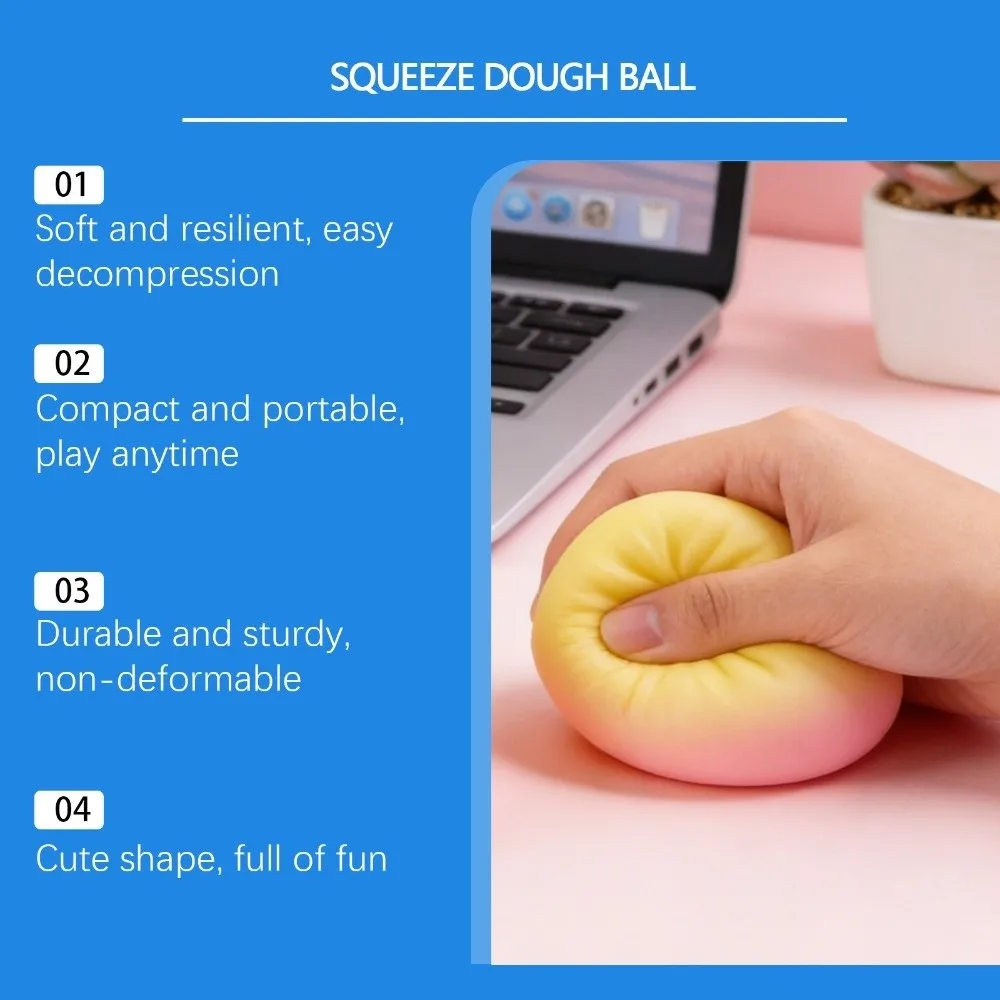 Rainbow Color Dumplings Squishy Soft Slow Resilience Squishy with Steamer Fidget Stress Relief Sensory Ball
Rainbow Color Dumplings Squishy Soft Slow Resilience Squishy with Steamer Fidget Stress Relief Sensory Ball