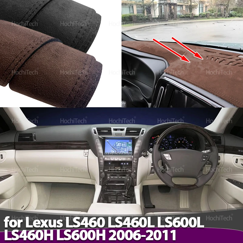 For Lexus LS460 LS460L LS600L LS460H LS600H 2006-2011 Suede Leather Dashmat Dashboard Cover Pad Black Dash Mat Carpet
For Lexus LS460 LS460L LS600L LS460H LS600H 2006-2011 Suede Leather Dashmat Dashboard Cover Pad Black Dash Mat Carpet