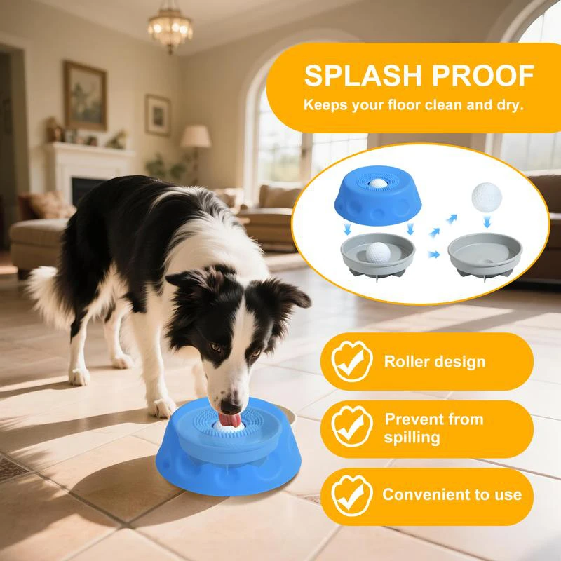 Pet Slow Feeder Dog Lick Bowl Anti-Slip Cat Silicone Liquid Food Feeding Puzzle Interactive Ball Toy Slow Eating Dog Dishes
Pet Slow Feeder Dog Lick Bowl Anti-Slip Cat Silicone Liquid Food Feeding Puzzle Interactive Ball Toy Slow Eating Dog Dishes