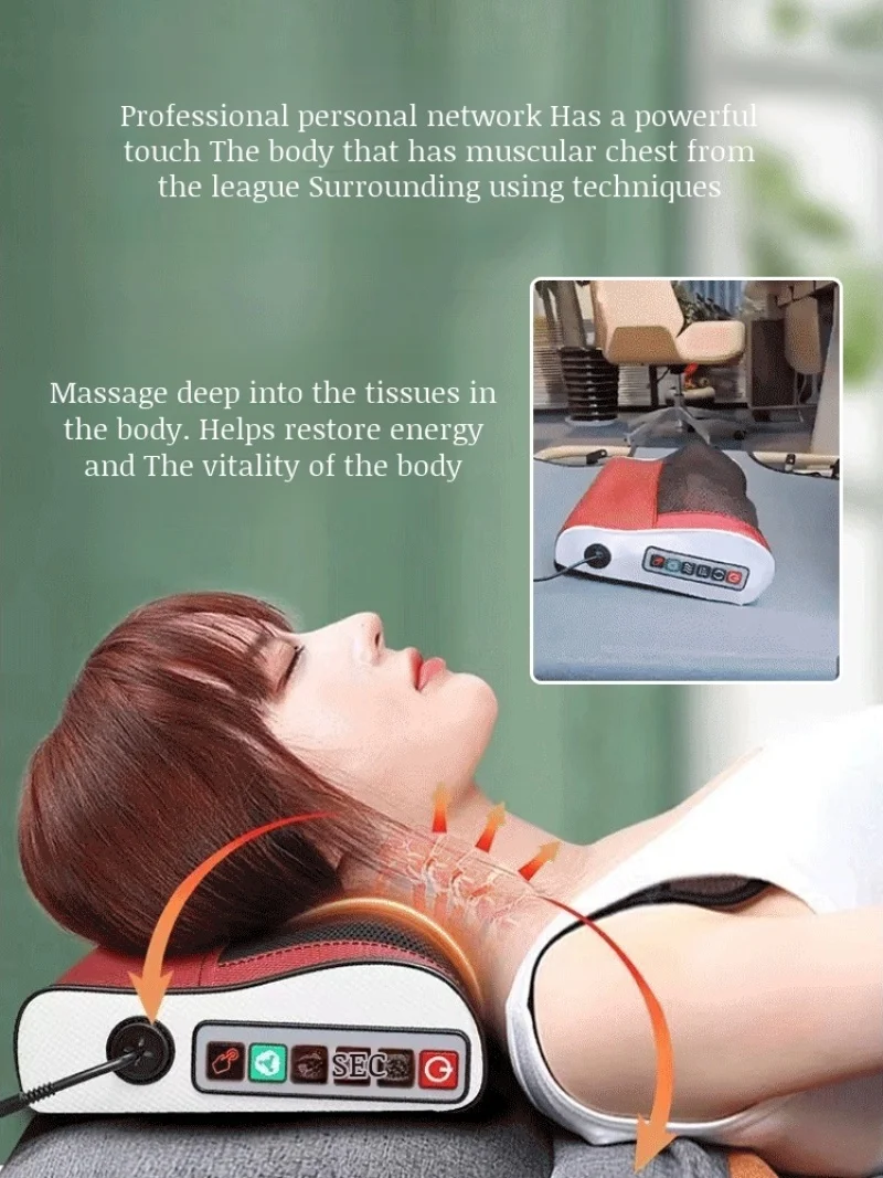 Layers Pillow Multifunctional cervical massage pillow Soothing Far Infrared Lumbar Massager
Layers Pillow Multifunctional cervical massage pillow Soothing Far Infrared Lumbar Massager