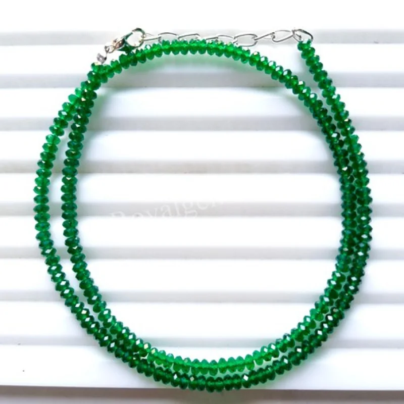 Ожерелье из бисера, зеленые граненые бусины-рондели, изумрудный драгоценный камень
Ожерелье из бисера, зеленые граненые бусины-рондели, изумрудный драгоценный камень