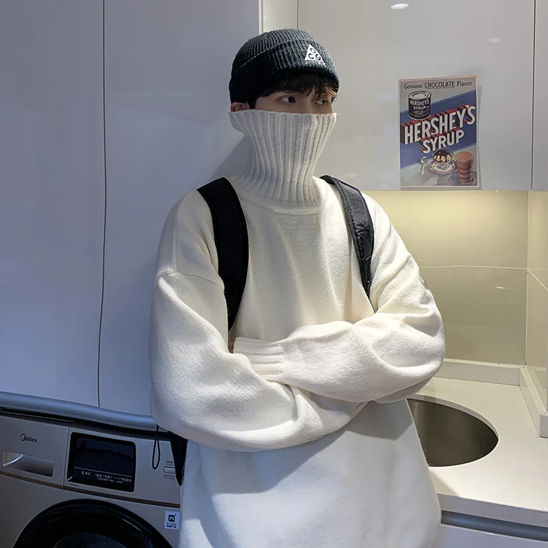 Men's Clothing Sweater Japanese Vintage Solid Oversized Casual Pullover Knit Sweater Winter Long Sleeve Korean Men Clothes D52
Men's Clothing Sweater Japanese Vintage Solid Oversized Casual Pullover Knit Sweater Winter Long Sleeve Korean Men Clothes D52