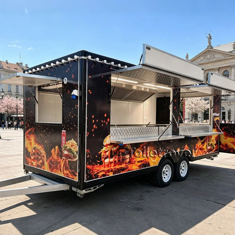 High Quality Mini Food Cart Ice Cream Cute Food Truck Trailer Mobile Food Truck Concession Food Trailer for Sale USA
High Quality Mini Food Cart Ice Cream Cute Food Truck Trailer Mobile Food Truck Concession Food Trailer for Sale USA