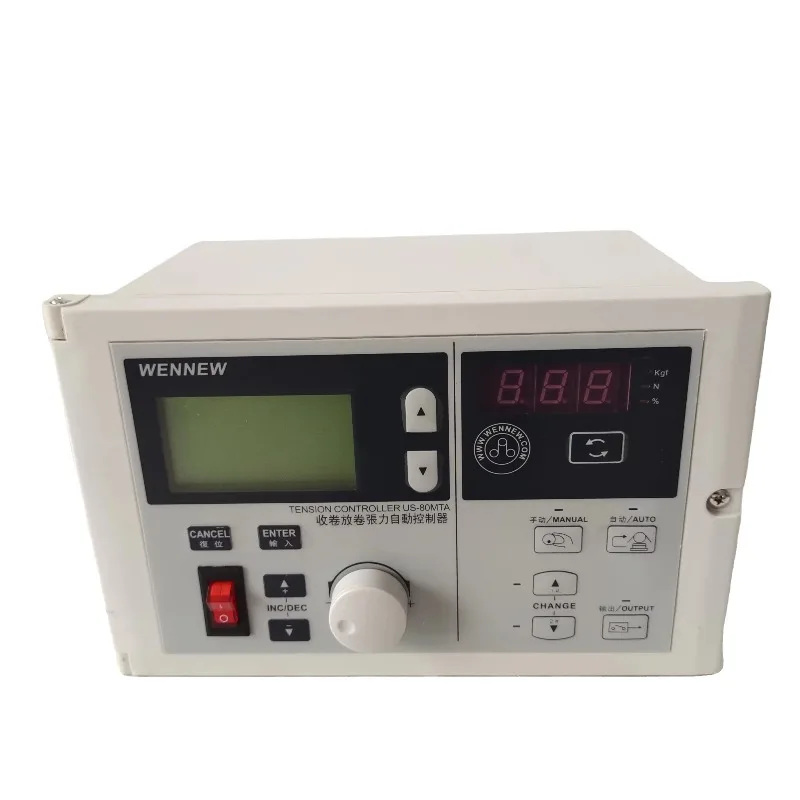WENNEW US-80MTA US-80MTA-E Unwind Rewind Automatic Tension Controller for Printing Machine
WENNEW US-80MTA US-80MTA-E Unwind Rewind Automatic Tension Controller for Printing Machine