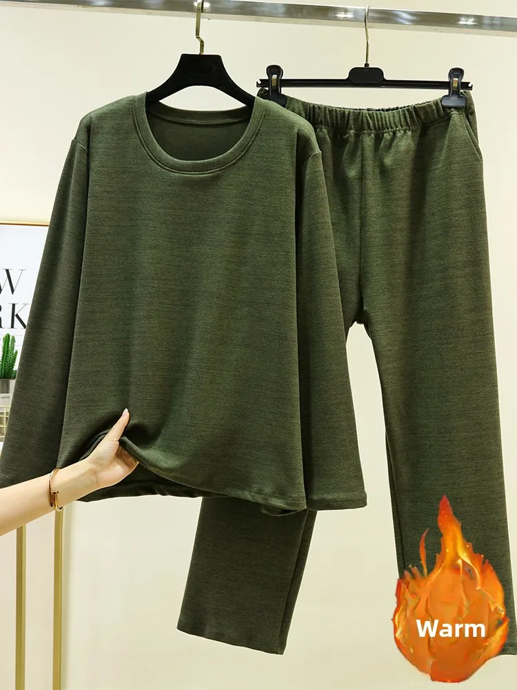 Men's Home Clothes Set Winter Fce Modal round Ne Spwear Casual Loose Warm Two-piece Set Comfortable Breathable Thermal
Men's Home Clothes Set Winter Fce Modal round Ne Spwear Casual Loose Warm Two-piece Set Comfortable Breathable Thermal