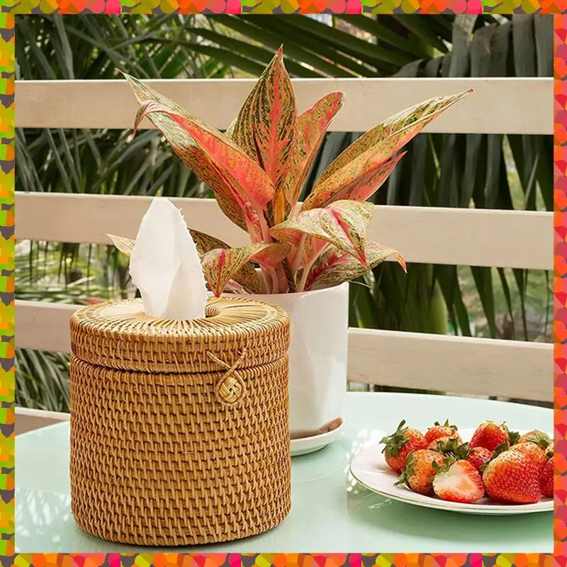 Promotion! 2Pcs Rattan Tissue Box Toilet Paper Cover With Lid For Storage Single Roll And Tissues
Promotion! 2Pcs Rattan Tissue Box Toilet Paper Cover With Lid For Storage Single Roll And Tissues