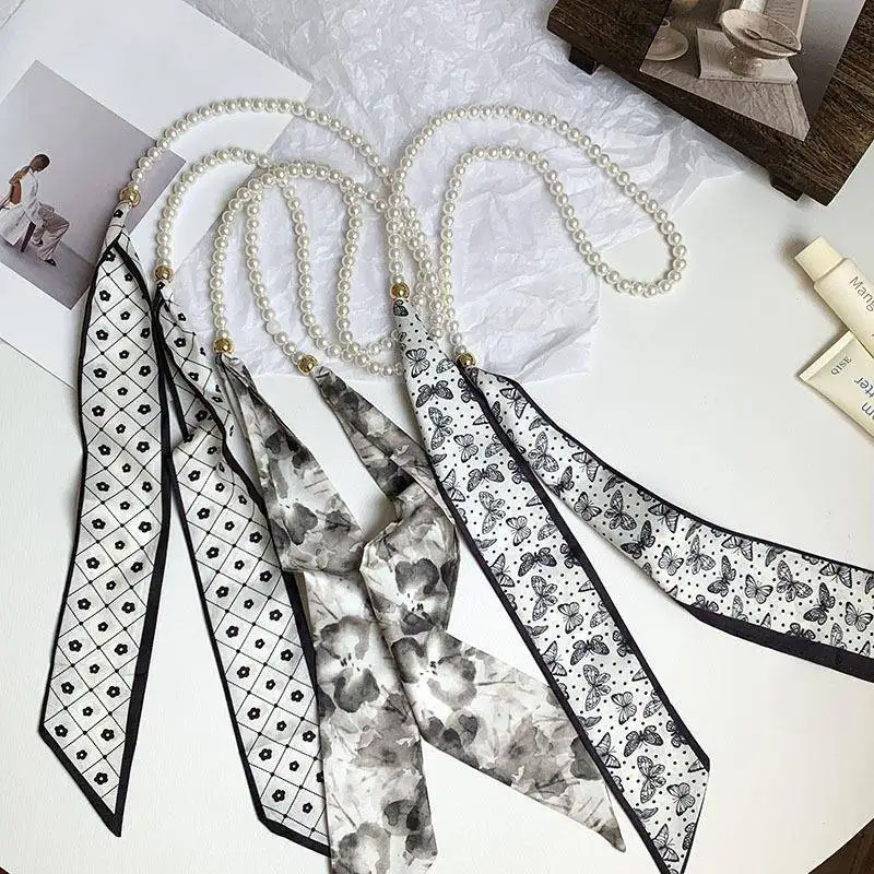 Retro Pearl Silk Scarf Neck Chain 2025 Spring Summer Women's Style Versatile Clavicle Decoration Small Towel Yang Jing Brand
Retro Pearl Silk Scarf Neck Chain 2025 Spring Summer Women's Style Versatile Clavicle Decoration Small Towel Yang Jing Brand