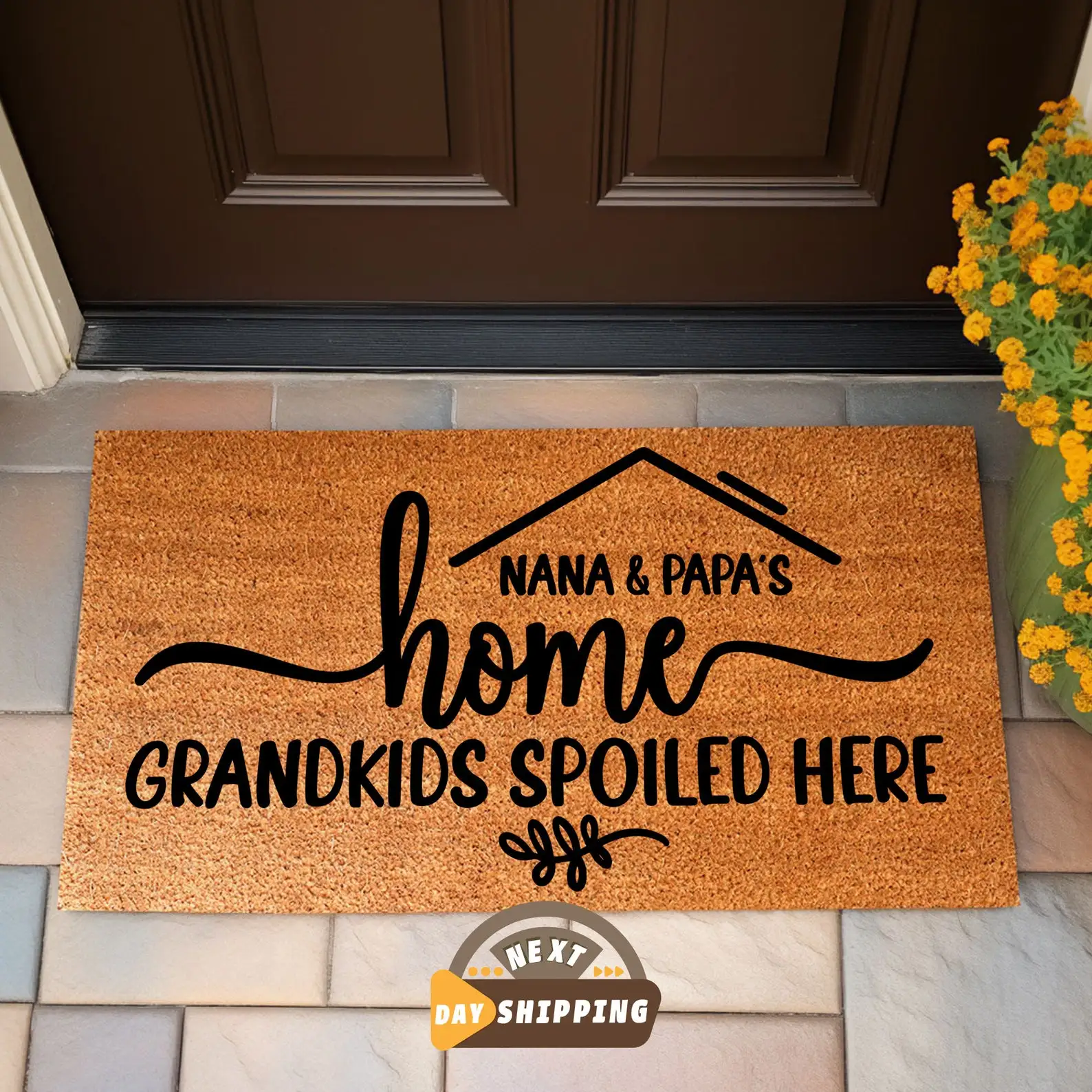 Grandparents House Door Mat Personalized Housewarming Gift Unique Custom Name Text Words Doormat Outdoor Hallway Entrance Mats
Grandparents House Door Mat Personalized Housewarming Gift Unique Custom Name Text Words Doormat Outdoor Hallway Entrance Mats