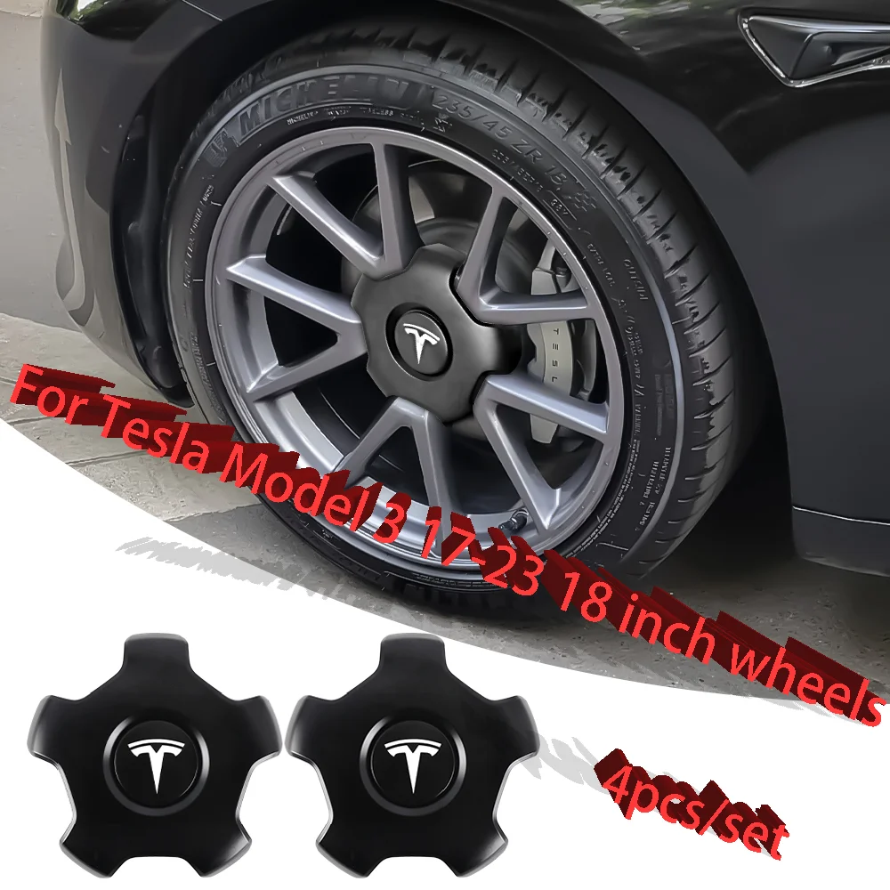 4pcs ABS Car Wheel Center Caps Hub Covers For Tesla Model 3 2017-2023 18 inch wheels Five Claw Type Athletic Hubcaps Accessories
4pcs ABS Car Wheel Center Caps Hub Covers For Tesla Model 3 2017-2023 18 inch wheels Five Claw Type Athletic Hubcaps Accessories