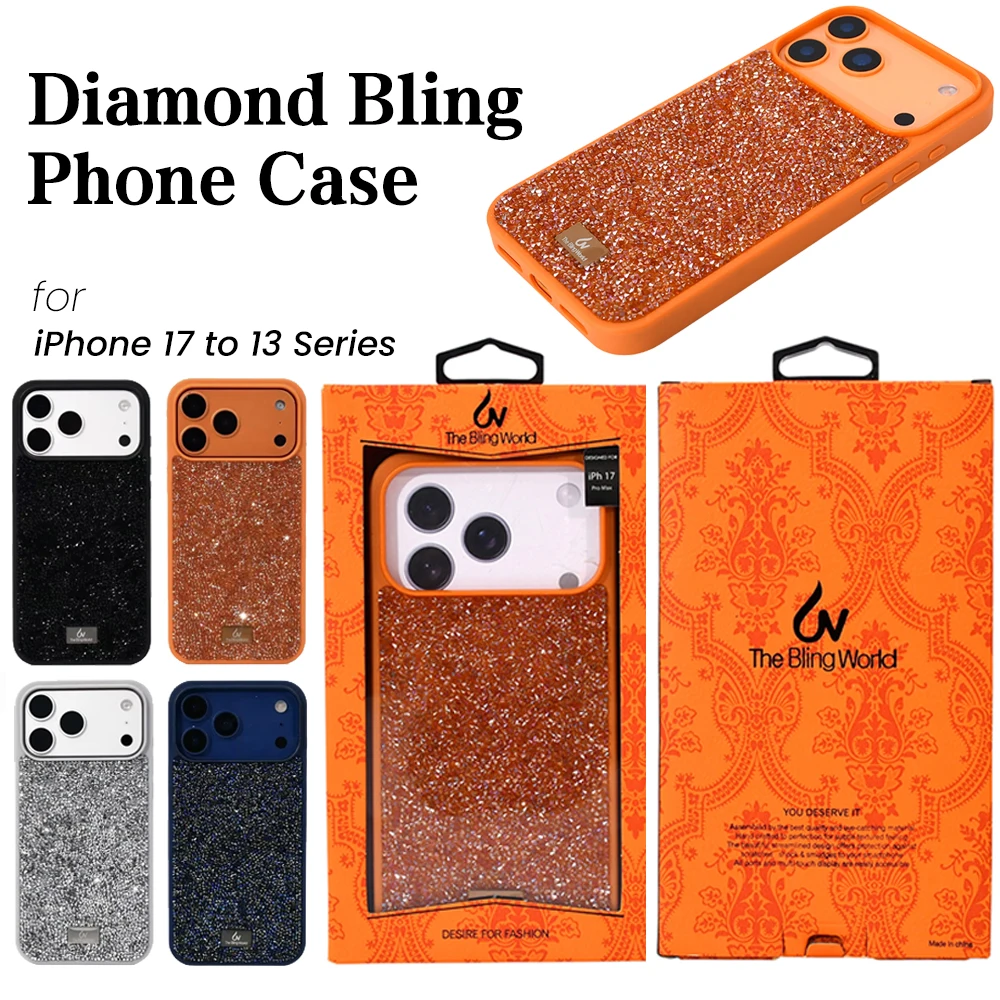 The Bling World For Iphone 17 Pro Max Air Case Luxury Crystal Diamond Glitter For Iphone16 15 14 Women Rhinestone TPU Back Cover
The Bling World For Iphone 17 Pro Max Air Case Luxury Crystal Diamond Glitter For Iphone16 15 14 Women Rhinestone TPU Back Cover