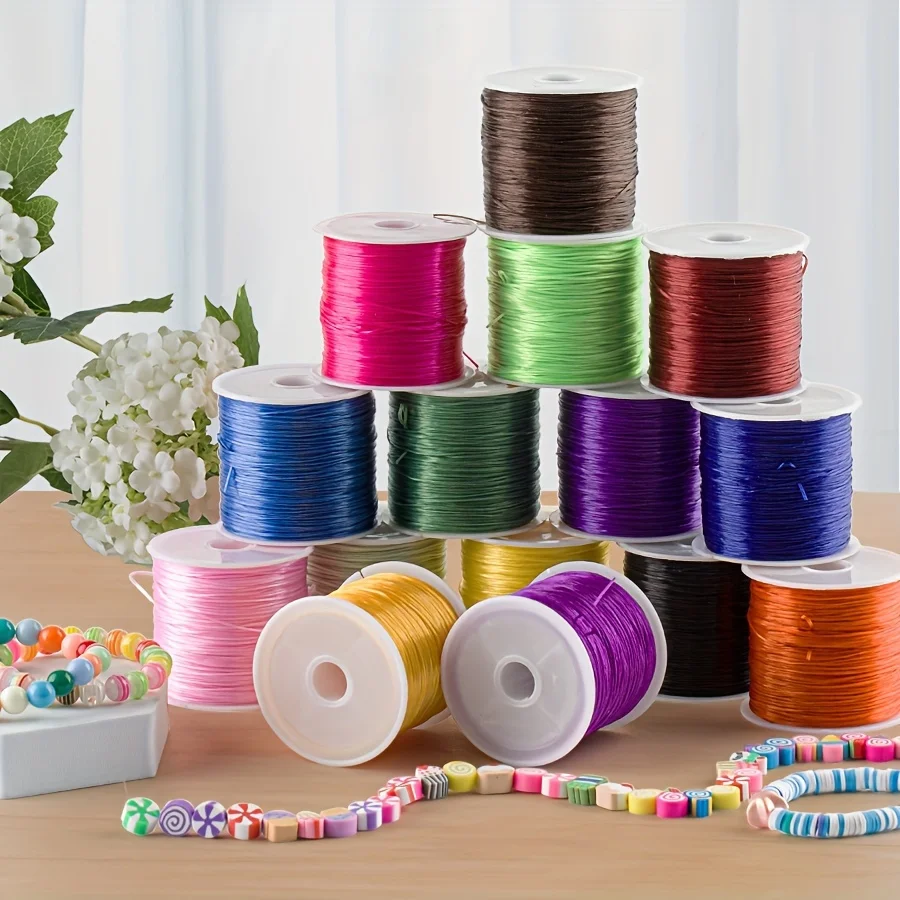1 Roll/lots Polyester DIY Beading Stretch Cords Elastic Line Jewelry Making Supply Wire String Jeweleri Thread String Thread
1 Roll/lots Polyester DIY Beading Stretch Cords Elastic Line Jewelry Making Supply Wire String Jeweleri Thread String Thread